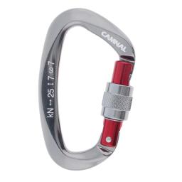 Mosquetão de escalada com parafuso 25kn, parafuso d para montanhismo - Image 3