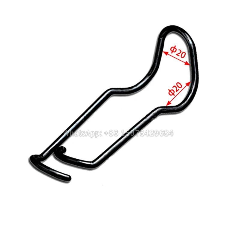 Tiras de aço galvanizado para construção de estufa, molas de compressão, Steel Pipe Buckles, Greenhouse Acessórios, 10PCs - Image 1