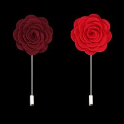 Broches masculinos para casamentos, broche de flores com lapela para homens, terno para casamento, broche de baile, acessórios para homens - Image 4