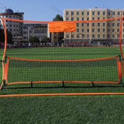 Rede portátil do futebol para a formação exterior, alvo do futebol, Rebounder do futebol, cargo do objetivo, porta do futebol, pé da ajuda-ferramenta líquida, 1,8 m, 2,1 m - Image 2