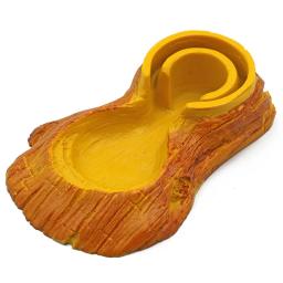 Réptil anfíbio automático alimentador de água bacia simulação árvore casca tartaruga lagarto beber bacia fontes paisagismo - Image 4