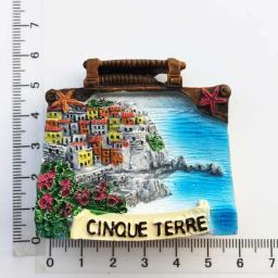 Italiano Cinque Terre Lembranças Turísticas Frigorífico Ímãs, Magnetic Frigorífico Adesivos, Home Kitchen Decoração Presentes - Image 4