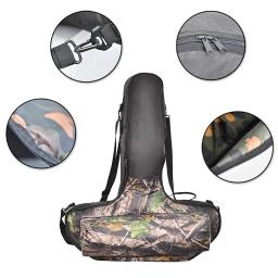 Tiro com arco desgastar-resistente camo t-forma saco de armazenamento mochila ombro arco caso seta quiver para besta caça tiro acessório - Image 4