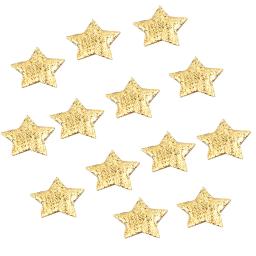 100 pces 20mm natal floco de neve confetes de prata de ouro cinco pontas estrela papel sucata festa de casamento decoração confetes ano novo - Image 6