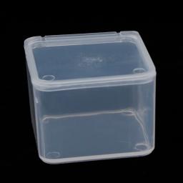 Mini Caixas De Armazenamento Transparente para Jóias, Organizador De Diversos, Caso De Artesanato De Contas, Pequeno Quadrado Recipientes De Plástico, Caixa Prática, 10PCs - Image 5