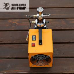 4500psi 300bar 30mpa 220v 110v pcp compressor de ar bomba elétrica de alta pressão para pneumático pcp rifle pistola de ar inflator de mergulho - Image 6