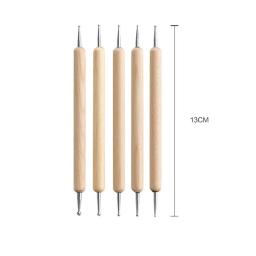Kit de ferramentas para artesanato em argila, 11/25/61 peças, ferramentas para escultura, cerâmica, cabo de madeira - Image 5