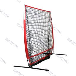 Rede De Prática De Softball De Beisebol Com Moldura, Batendo Pitching Batting, Catching Backstop Equipment, Training Strike Zone F, 5x5 pés - Image 3