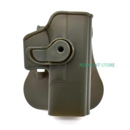 Caça defesa retenção rihgt mão coldre pistola tático coldre para glock 17 19 22 23 beretta m9 9mm compartimento bolsa - Image 2