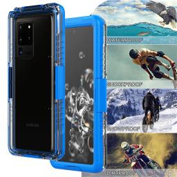 Ip68 à prova dip68 água casos de telefone para lg veludo caso à prova de choque k62 k52 k42 w41 pro w31 w11 sob a água caso para lg q92 5g capa - Image 1