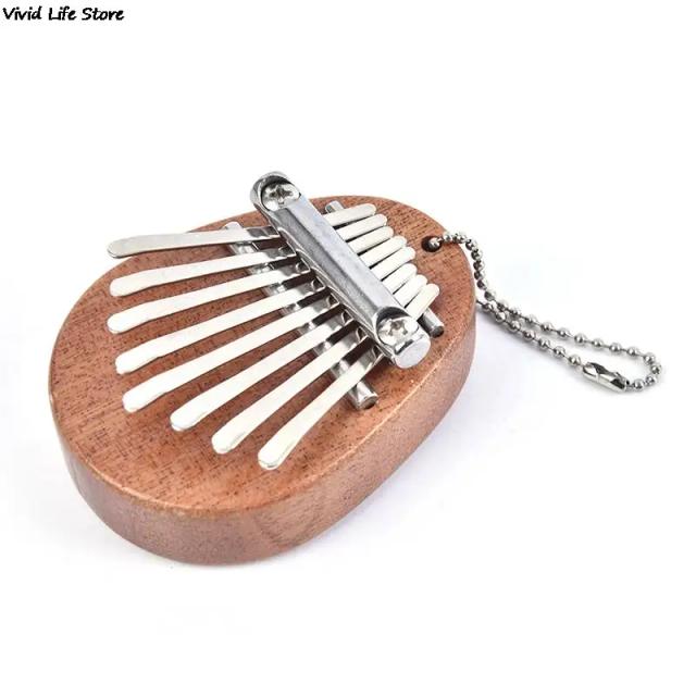Kalimba Dedo Polegar com 8 Chaves: Teclado Musical Elegante, Acessório Perfeito e Presente Criativo