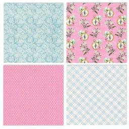 24 folhas de papel de fundo de scrapbooking, dia doce, papel de arte original, fazer cartão, faça você mesmo, scrapbook, artesanato c1028 - Image 4