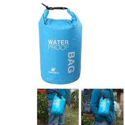 Mochila seca impermeável, bolsa ultraleve de pvc com 2/8/40/70l para acampamento, trilha e natação, para viagem - Image 4
