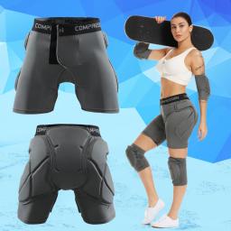 Protetor de snowboard quadril acolchoado shorts adultos esportes ao ar livre esqui skate hóquei defesa snowboard proteção shorts - Image 4