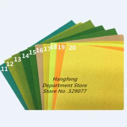 10*10/20*20/15*15*/20*30 40 folhas novo pano de feltro tecido não tecido costura retalhos material de bordado para bonecas diy artesanato brinquedos - Image 2