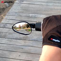Espelho retrovisor para bicicleta mtb, refletor de visão ajustável, espelho esquerdo para scooter elétrica, bicicleta de estrada, easydo - Image 6
