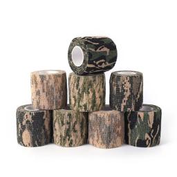 Auto-adesivo militar médica bandagem rolo, envoltório de camuflagem, arma decoração, fita elástica, 4,5 m, 2 pcs - Image 1