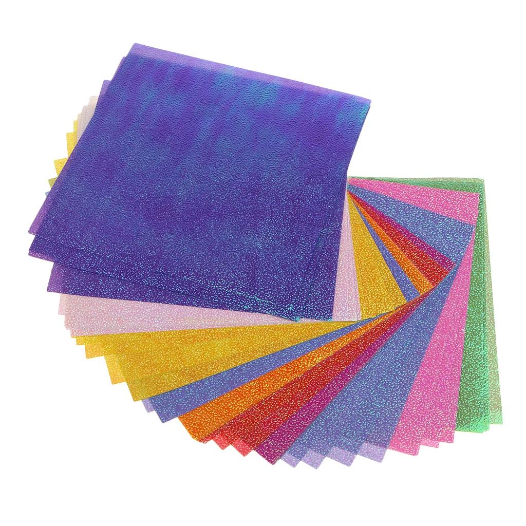 Papel perolado brilhante para scrapbooking, 50 peças - Image 1