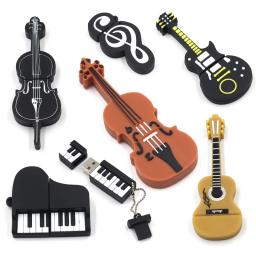 Concerto rápido USB Pen Drive, instrumento musical, teclado, acordeão, guitarra, violoncelo, violino, 4G, 8G, 16G, 32G, 64G, 128G - Image 2