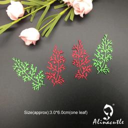 Cortador de papel para scrapbook artesanato, corte de metal para 2 peças com folha de natal, cartão artesanal - Image 2