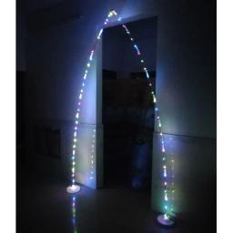 Iluminação de led para festa em arco, suprimentos para festa de casamento e eventos, luz de natal (com conector usb), faça você mesmo - Image 5