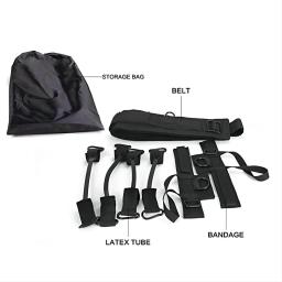 Vertical Salto Resistência Bandas Set, Bounce Trainer, Puxar Corda, Perna Força, Agachamento, Treinamento de Agilidade, Cinto Elástico, Equipamentos de Fitness - Image 6