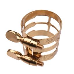 Sax durável ligadura para saxofone Alto, ajuste duplo parafuso, cap saxofone compacto, sax acessórios - Image 3