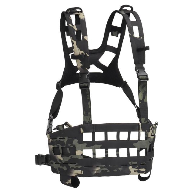 Colete Tático Leve SPC: Sistema MOLLE para Caça, Paintball e Airsoft com Liberação Rápida