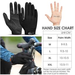 Bicicleta OCIDENTAL-Luvas Respiráveis de Ciclismo Esportivo para Homens e Mulheres, Antiderrapante, Tela Sensível Ao Toque, MTB, Bicicleta de Estrada, Ao Ar Livre, Corrida, Bicicleta - Image 6