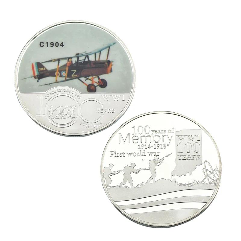 100th aniversário da guerra mundial 1 prata collectible moedas conjunto alemão militar comemorativo moeda lembrança presente - Image 1