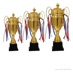 Troféus personalizáveis de Champions Trophy, Troféu de Metal Coberto Comercial, Medalha Universal, Ouro, Prata, Bronze, Souvenir Cup - Image 4