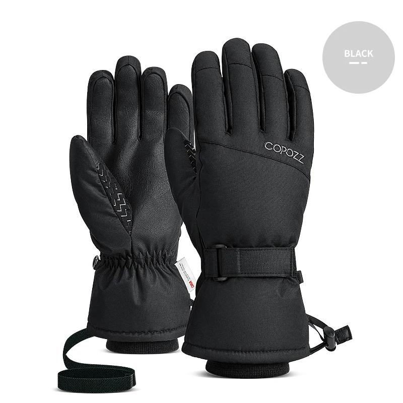 Copozz adulto quente inverno luvas de esqui à prova dwaterproof água 3m thinsulate snowboard luvas térmicas da motocicleta ciclismo das mulheres dos homens - Image 1