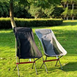 Cadeiras dobráveis ultraleves portáteis para acampar, mochila leve, cadeiras de jardim lua, ao ar livre, pesca, piquenique, caminhadas - Image 1