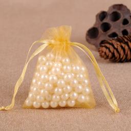 7*9 10*15 17*23cm cor sólida fio organza sacos de presente saco de organza malha saco de embalagem de doces de casamento armazenamento malotes de tecido de tule - Image 6