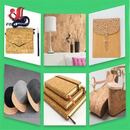 1pc 20cm * 120cm natural cortiça madeira couro tecido impresso colorido arco artesanato saco sapatos material rolo diy - Image 3