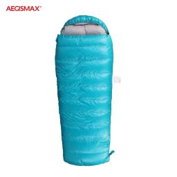 Aegismax saco de dormir infantil, envelope, criança, acampamento, grosso, ganso branco, 95% quente, cheio de, casa, caminhadas ao ar livre, turista - Image 3