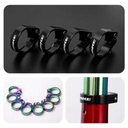 Tanke braçadeira de espigão mtb bicicleta de estrada 31.8 34.9mm montanha liga alumínio ultraleve mountain bike selim braçadeiras peça ciclismo - Image 5