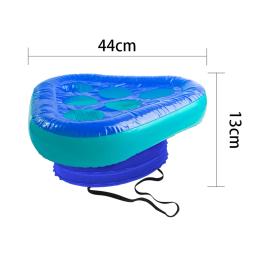 Crianças inflável cerveja pong triângulo tampa jogando jogo interativo prop brinquedo chapéu anéis jogar jogo engraçado gramado ao ar livre partes brinquedos - Image 6