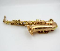 Saxofone alto para saxofone, tom alto, banhado a ouro, cobre rosa, instrumento musical profissional, novo, frete grátis - Image 6