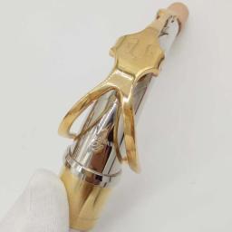 Colher de saxofone profissional., acessório de latão para saxofone de laca dourada. frete grátis. - Image 4