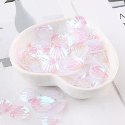 Lantejoulas em pvc transparente para decoração e costura, acessórios para faça você mesmo estilo sereia e peixe, 10g/bag13mm - Image 4