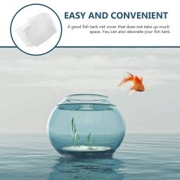 Tela aquário invisível líquido claro tanque peixes capa anti-salto net substituição diy tela ar net fácil instalar - Image 2