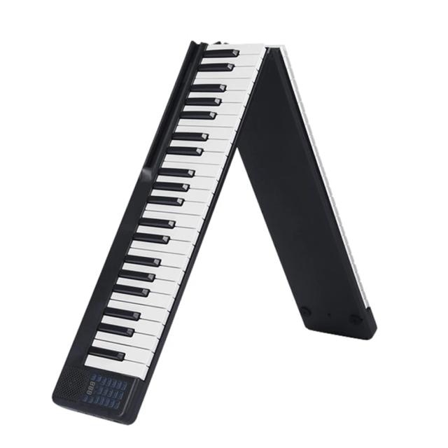 Piano Digital Multifunções para Estudantes com 88 Teclas, Teclado Eletrônico Dobrável e Acessórios Inclusos