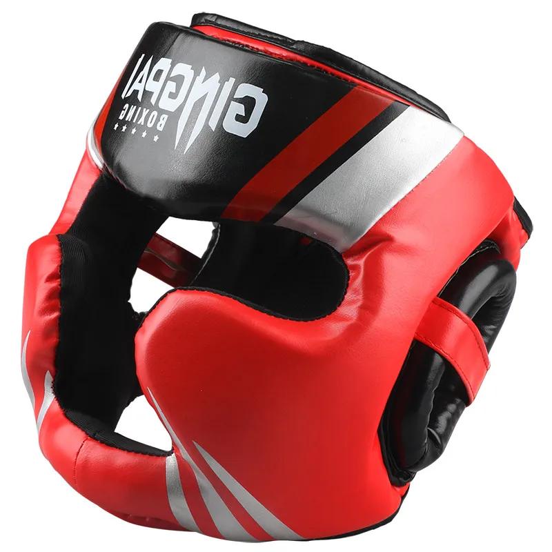 Boxe cabeça proteção para adulto e criança, capacete de segurança mma, proteção de cabeça, totalmente coberto, para muay thai, promoção - Image 1