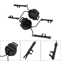 Comtac fone de ouvido capacete suporte arco ferroviário adaptador para airsoft militar tiro redução ruído comtac i ii iii fone tático - Image 4