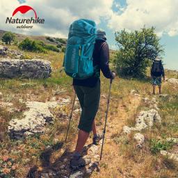 Naturehike-Outdoor Ultraleve Walking Stick, Portable Caminhadas Fibras de Carbono, Trekking Poles, Seção 3, Outer Lock Stick, Ski Stick - Image 6