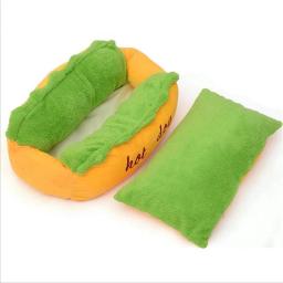 Novo engraçado cama de cachorro quente espreguiçadeira para animais de estimação casa moda sofá almofada suprimentos filhote de cachorro gato quente macio dormir esteira aconchegante cães ninho canil - Image 2