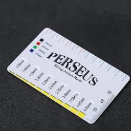 Corda de ação de guitarra em pvc 1 peça, medidor de passo, régua adequada para instrumentos de cordas, como violão, baixo, mandolin, banjo - Image 4