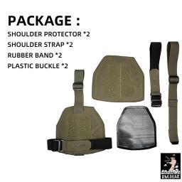 DMGear-protetor de ombro tático armadura universal para paintball ac56 - Image 5