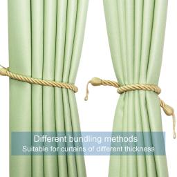 1 peça-prendedor para cortinas, fecho em algodão, para janelas, cordas, suporte para cortinas, acessórios decorativos, fivelas, gravatas - Image 5